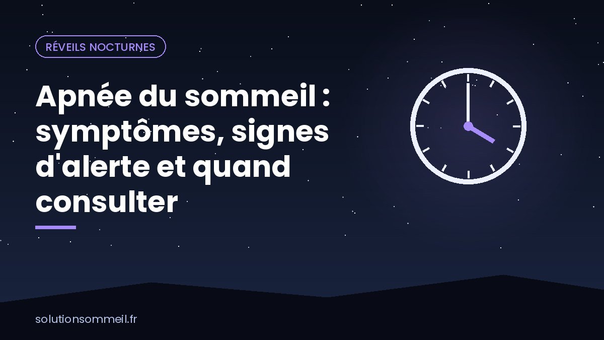 Personne endormie dans une chambre de nuit, avec des lignes douces évoquant la respiration