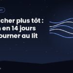 Chambre entre lumière du matin et lampe douce du soir, illustrant comment se coucher plus tôt