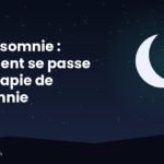 Personne avec un agenda du sommeil lors d'une thérapie cognitive et comportementale de l'insomnie