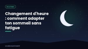 Illustration d'une chambre au lever du jour en automne, symbolisant le changement d'heure et le sommeil