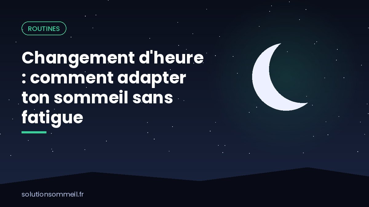 Illustration d'une chambre au lever du jour en automne, symbolisant le changement d'heure et le sommeil